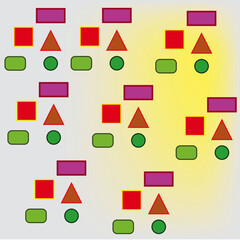 shapes circle ,square