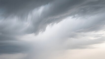 Obraz premium Dramatic Storm Cloud Formation with Intense Lighting and Textured Sky