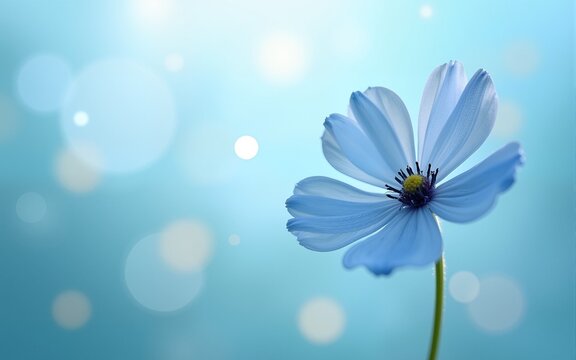 Delicate forget me nots honor International Missing Children s Day May 25th a poignant reminder of hope and remembrance soft blue hues against a bright background. High quality