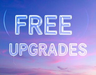 Free upgrades, sky background