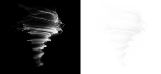Spiral circular vortex air whirlpool transparent turbine fan rotation stream current flow design vector isolated blue background energy tornado purity