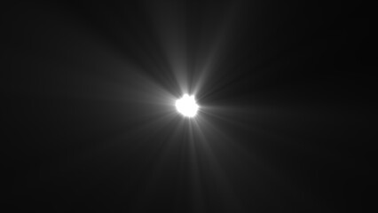 Obraz premium Light flare, Glowing light explodes. Light effect. ray. shining sun, bright flash. Special lens flare light effect illustration