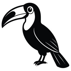 Naklejka premium toucan vector