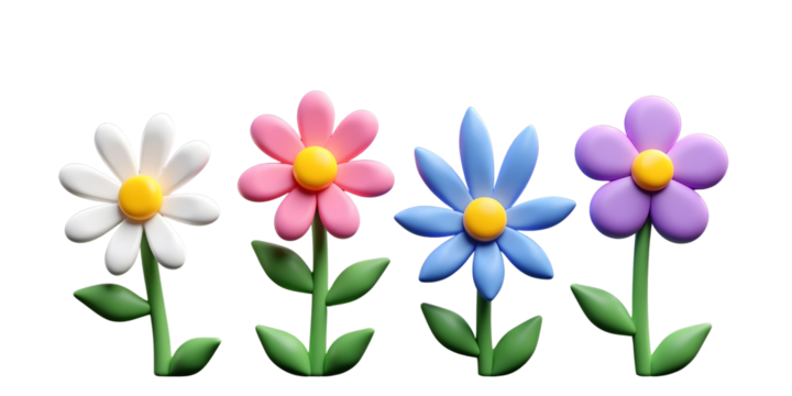 ceramic, vibrant, multi-colored, glossy, intricate, stylized, whimsical, playful, flower-shaped, 3D,