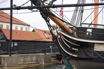 Hartlepool, United Kingdom - August 1st 2025:  Step aboard HMS Trincomalee at the National Museum of the Royal Navy, Hartlepool, where 200 years of maritime history come to life! © lucazzitto