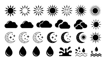 weather icons set 