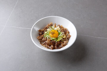 Japanese style of gyudon 일본식 규동