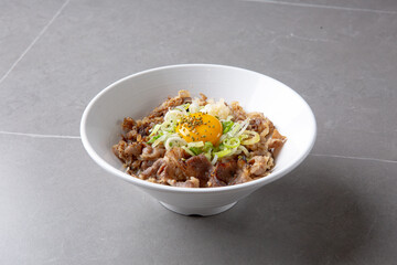 Japanese style of gyudon 일본식 규동