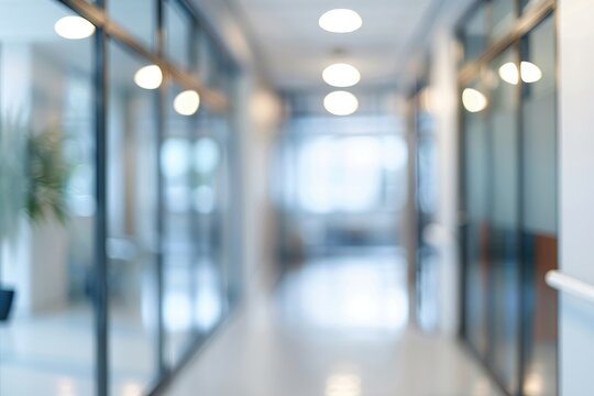 empty corridor in a hotel