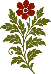 Floral Corner Ornament