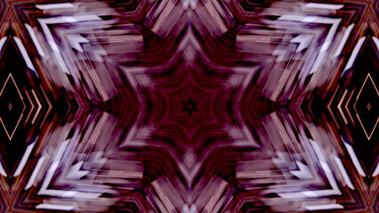 Obraz premium Symmetrical kaleidoscope pattern creating a spiritual and psychedelic background for meditation and wellness content