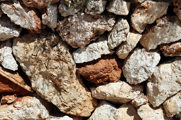 Stone wall, Mallorca island.