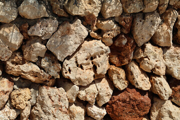 Stone wall, Mallorca island.