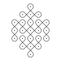 Latest Rangoli Design to draw on daily basis!