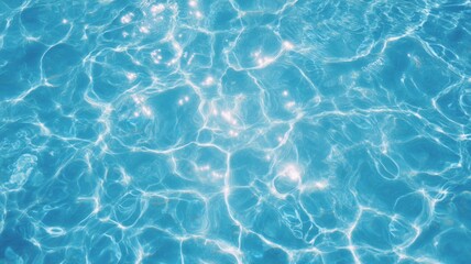 Sunlit water surface with rippled patterns. AI generated
