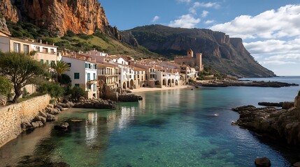 The Picturesque Coastal Village of Deia, Mallorca, Spain