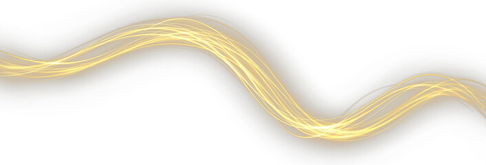 Gold lines and waves of light intertwine, creating dynamic flashes and sparkling glow. Light beams and shimmering effects form a futuristic atmosphere of motion and energy.
