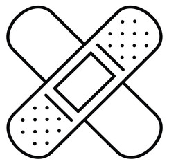 This captures the main elements (bandage, first aid kit, vector style) and hints at the heart/pink design from the tags