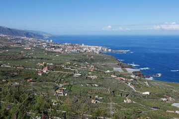 Obraz premium Aussicht vom Humboldtblick bei La Orotava auf Teneriffa