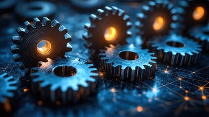 Interconnected Gears: A Symphony of Precision Engineering
