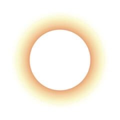 Round frame with light gradient. 