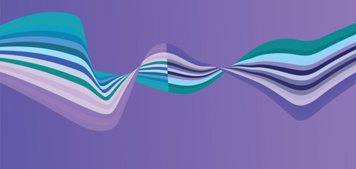 Colorful Wavy Abstract Background