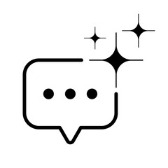 Icon of an Artificial Intelligence AI generative process