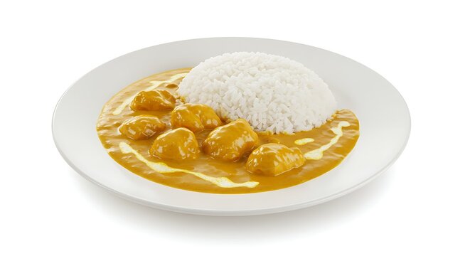 chicken stroganoff with white rice

