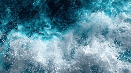 Teal and White Abstract Watercolor Texture: Celestial Swirls Background