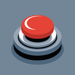 red push button