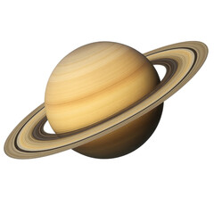 Exploring saturn's rings a celestial event in the solar system digital artwork outer space side view astronomy concept