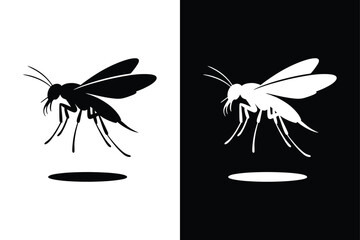 Botfly icon vector on White Background ,Vector Art Illustration on white background.