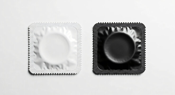 Contrasting Condoms: Black and White Protection