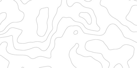 Abstract contour lines pattern isolated on white background