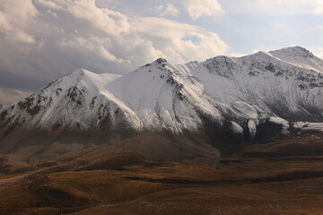 mountain landscape in winter