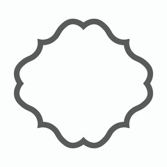 frame icon, framework vector, framing illustration