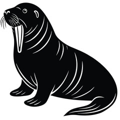 walrus vector