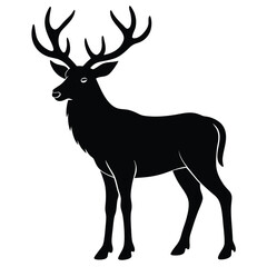 Fototapeta premium wapiti vector