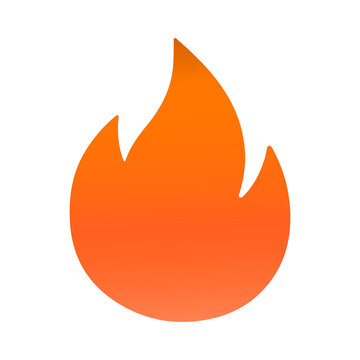vector fire icon doodle 
