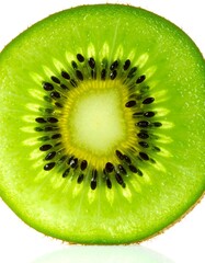 Kiwi slice, close-up