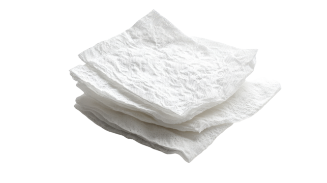 White cotton swabs isolated on white background