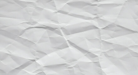 The texture of white paper is crumpled. Background for various purposes.