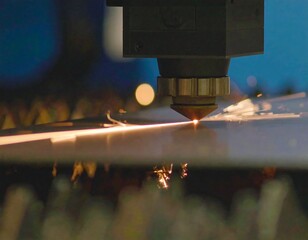 Laser cutting metal sheet (2)