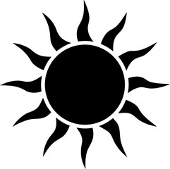 Sunshine or Sunny Weather Symbol