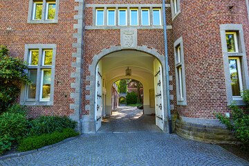 Front View Arched Hallway Entrance