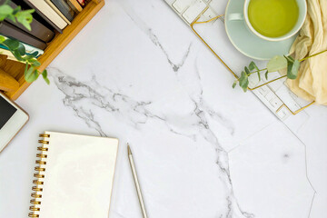 Blueprint design for an architectural project with abstract grunge frames, flowers, and pencil drawings