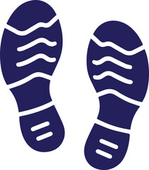 Colorful Footprint Icon