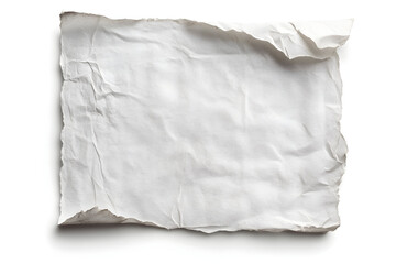 Vintage worn out white paper with light gray smudges for creative design projects