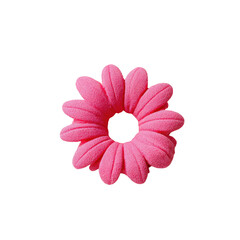 Isolated vibrant pink flower
