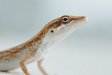 Obraz premium portraits of top exotic animals against clean uniform background with bokeh effects